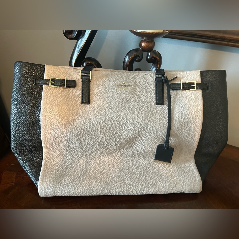 Pink and Black Kate Spade Tote